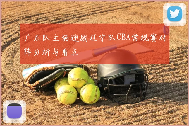 广东队主场迎战辽宁队CBA常规赛对阵分析与看点