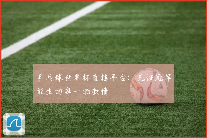 乒乓球世界杯直播平台:见证冠军诞生的每一拍激情